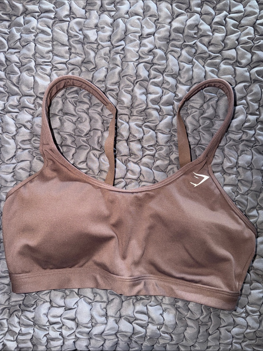 Gymshark Brown Seamless Medium-Support Sports Bra